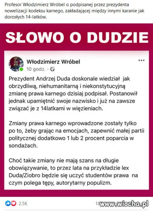 Dla mnie jest to kolejny przykład DEBILizmu