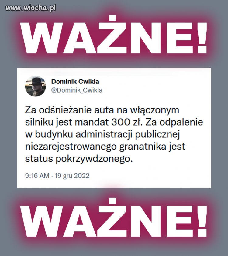 Gdyby był to zwykły idiota to już by go wylali. Ale jest to niezwykły idiota , który dla pis zrobi wszystko.
