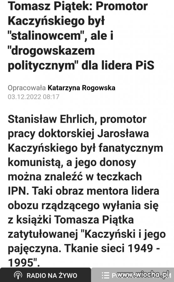Mentor Kaczyńskiego???