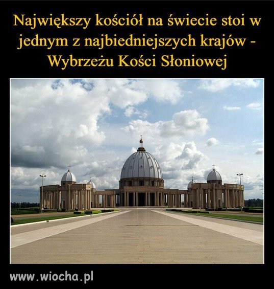 Im więcej kościołów, tym bardziej zacofany i ubogi naród