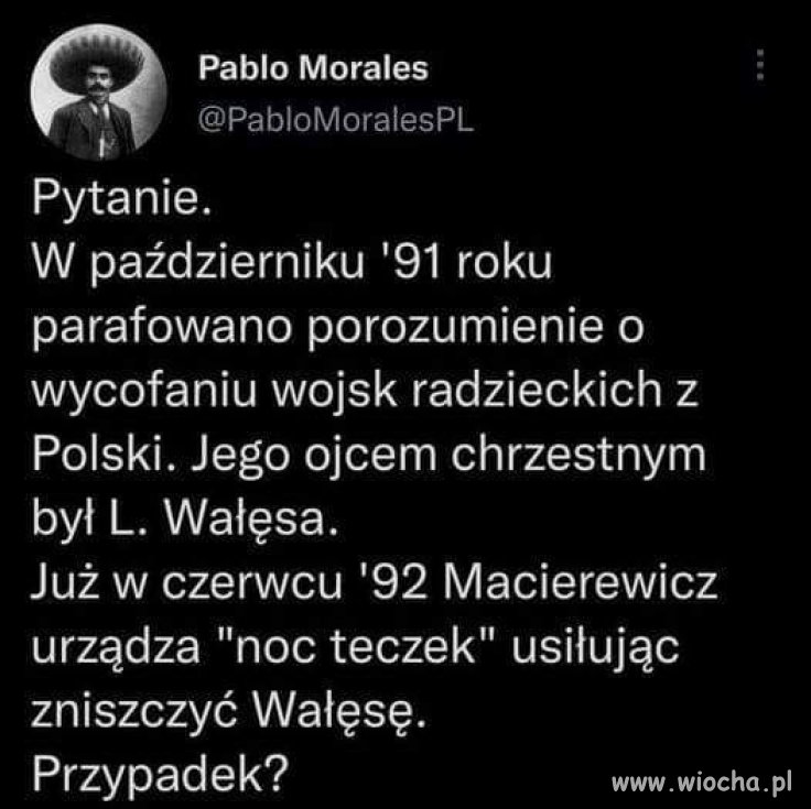Przypadek? - Nie sądzę!