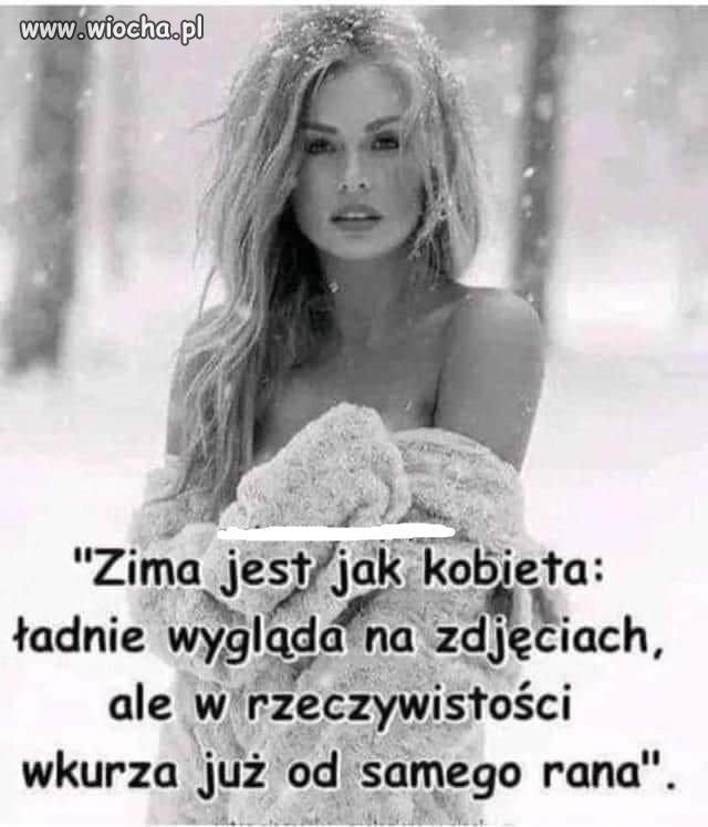 Zima ma czasem