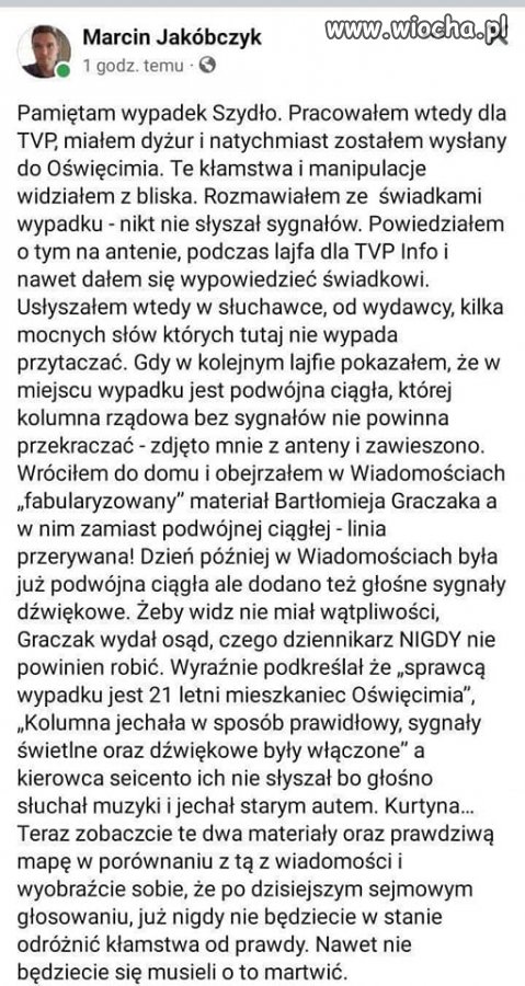 A oborowa leżała 7 dni i 23 minuty w szpitalu, aby udupczyć Sebastiana.