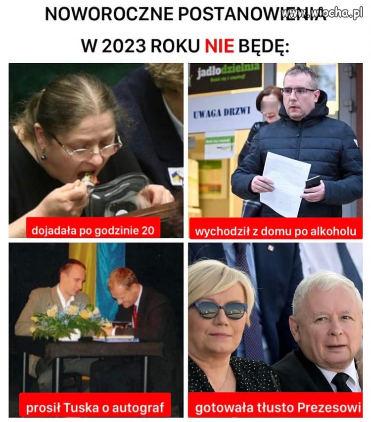 Noworoczne postanowienia