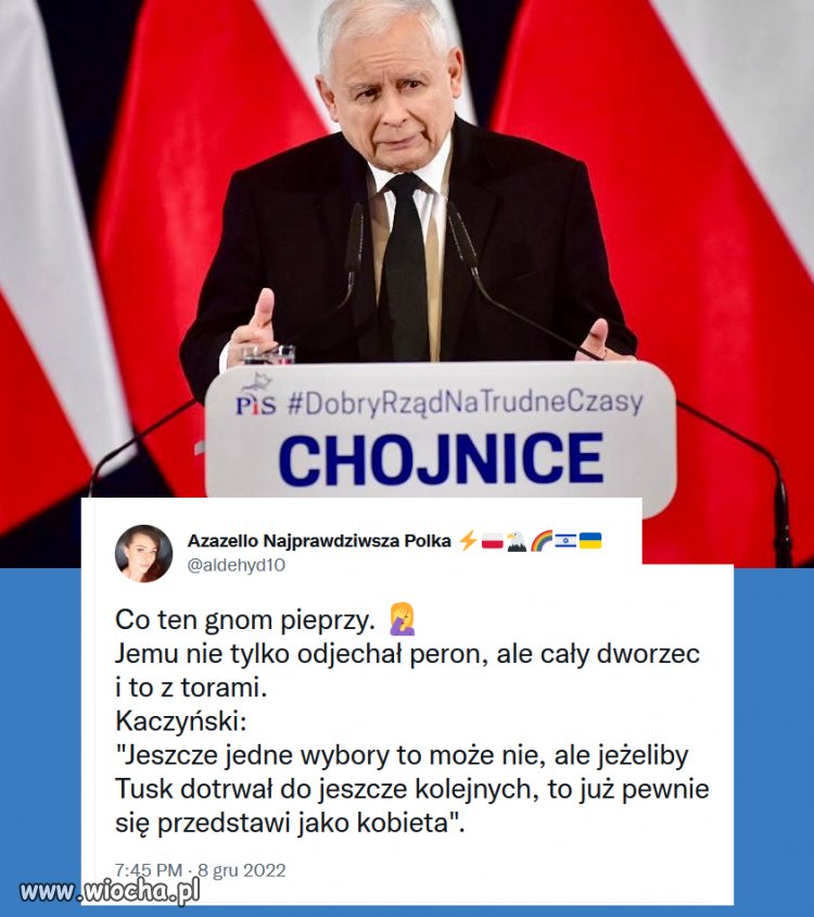 ''Głodny ma zawsze chleb na myśli''. Coś z tym Jarkiem jest nie teges. 
