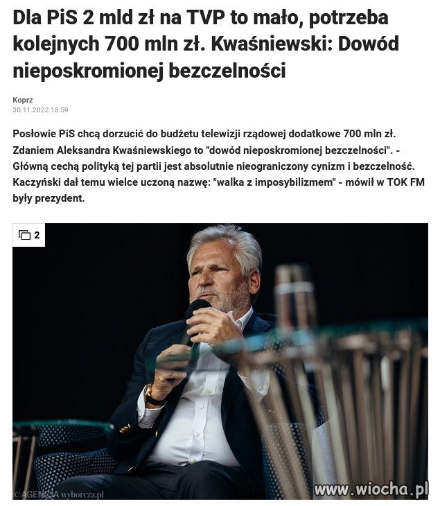 Nieposkromiona bezczelnośc PiSu!