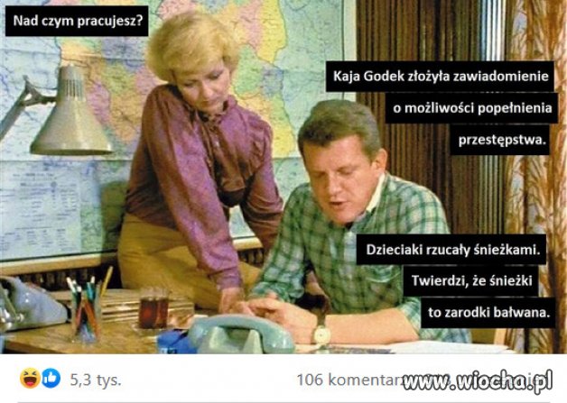 Z bałwana się poczęła i bałwanem jest do dziś 😂😂😂