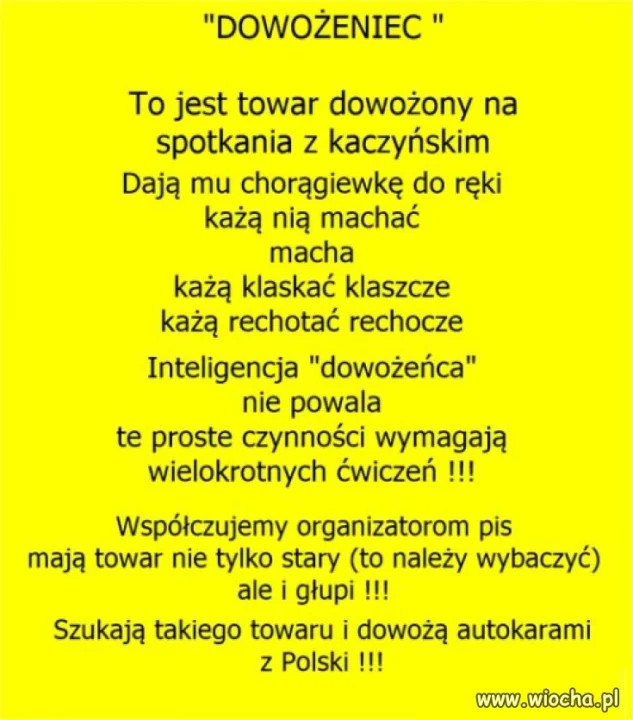 ''Dowożeniec''