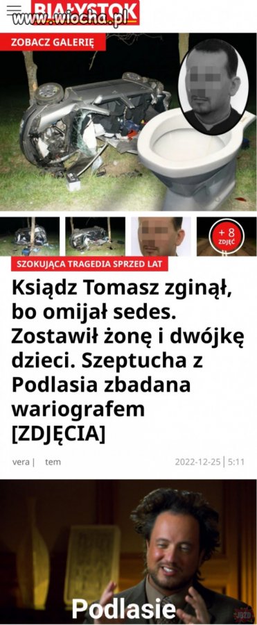 Ksiądz omijał sedes ,zostawił żonę i dzieci...