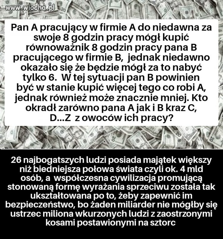 Nic nie ginie tylko zmienia właściciela 