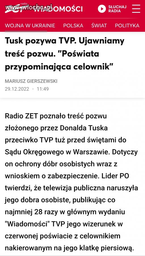 Dobrze zrobił, to jest podżeganie do zabójstwa