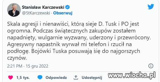 Kto sieje wiatr...