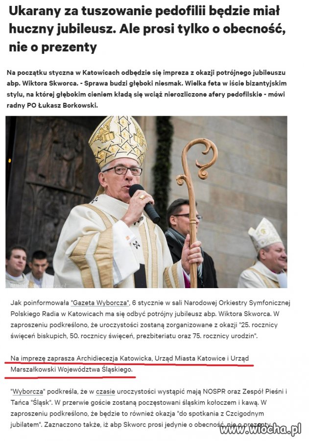 Katowicka impreza pedofilska