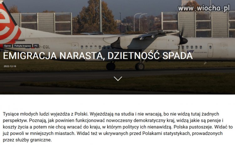 Dlaczego ludzie uciekają z Polski?