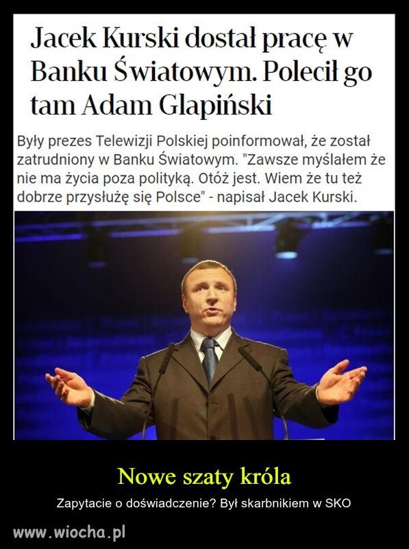 Taaak... nie dość było ze w kraju robił z siebie pośmiewisko