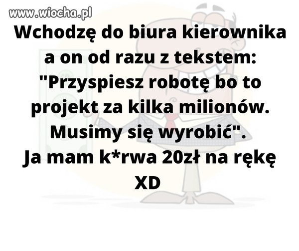 Uroki podczas pracy w januszexie