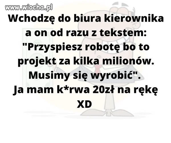 Uroki podczas pracy w januszexie