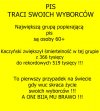 Elektorat PiSu wymiera, dzieki polityce zlodziei PiSu!