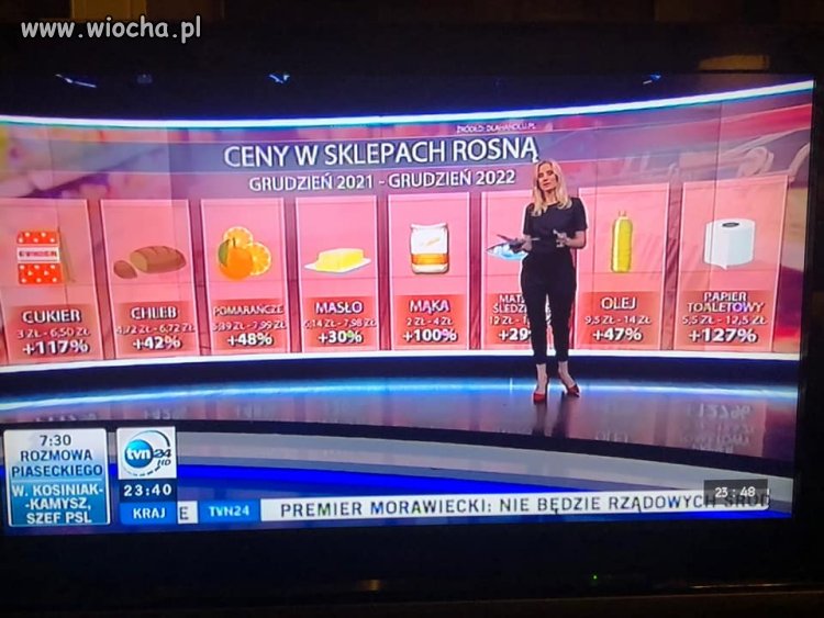 Tak wygląda ''18 %  inflacja'' bo pietruszka staniała
