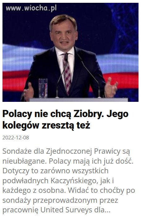 58,8 proc. badanych chce by szef S P odszedł z rządu.