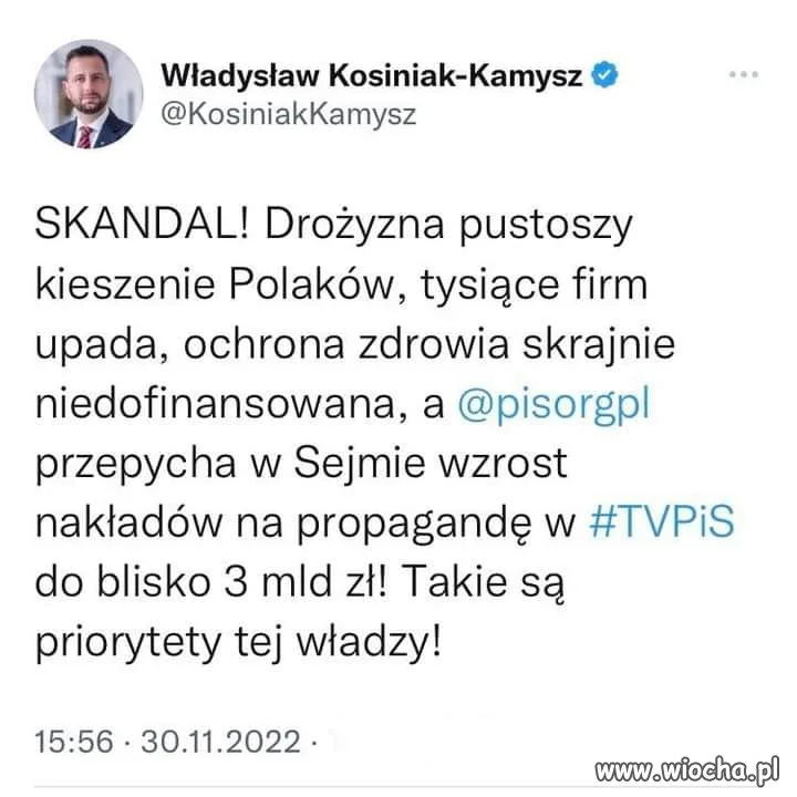 Propaganda kosztuje 