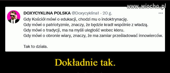 Tlumaczenie propagandy sekty kosciola...