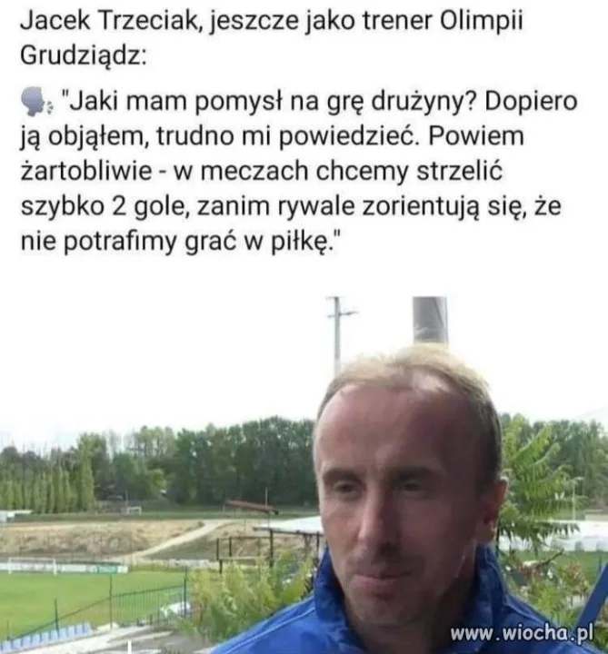 Widzę go jako nowego trenera kadry