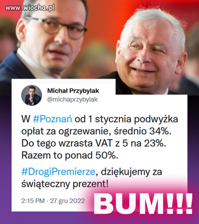 Kolejny świąteczny prezent od władzy