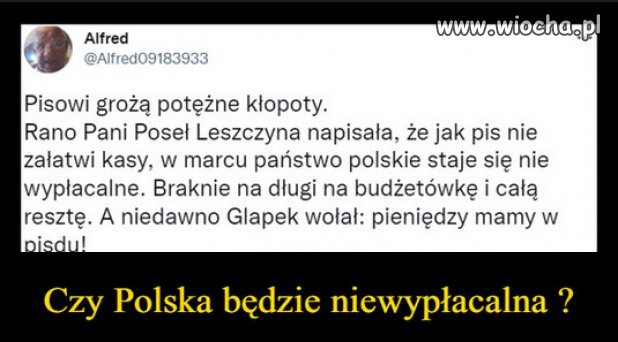 Nowy Rok nie zapowiada się dobrze...