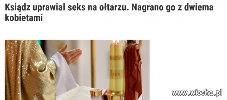 Katolikom to zupełnie nie przeszkadza 