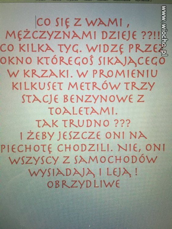 Panowie, tak nie można 