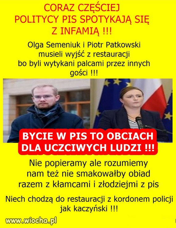 Ludzie już nie akceptują hołoty PiSu...