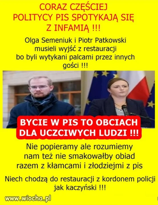 Ludzie już nie akceptują hołoty PiSu...