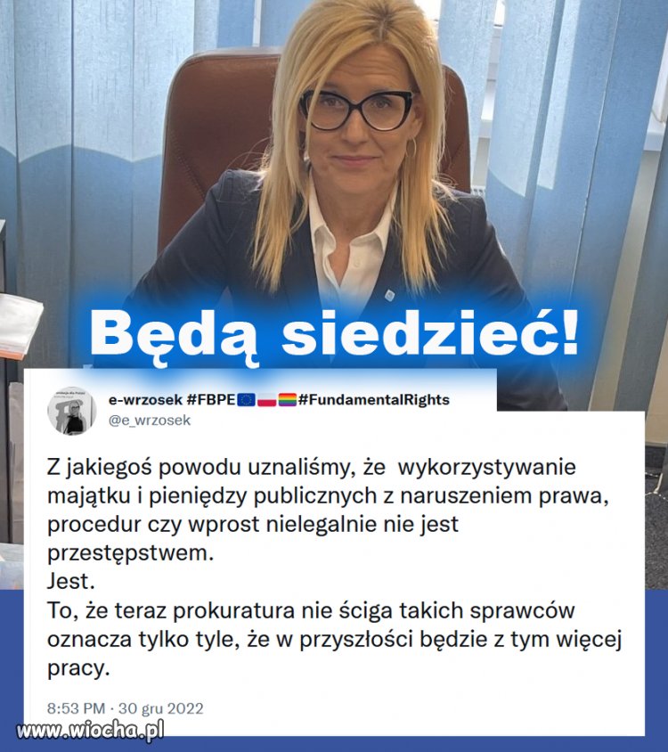 Pomyślności w walce z układem.