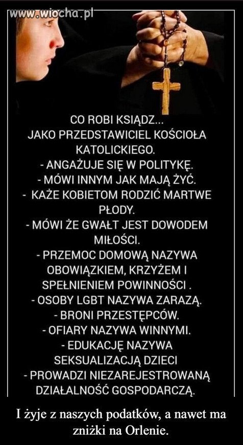 Klecha to ma klawe życie...