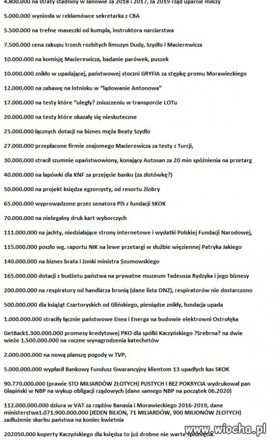 Płynie kasa płynie do PIS- kieszeni
