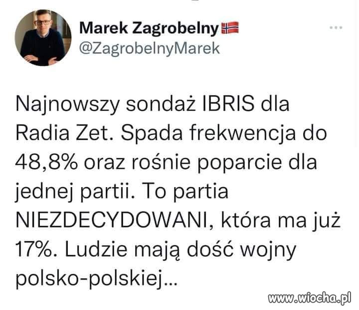 I dzięki nim dalej będzie PiS. Kiedy te ''muzgi'' to pojmą..??