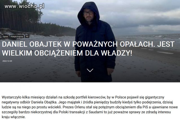 "Brudna Pala" w opałach...