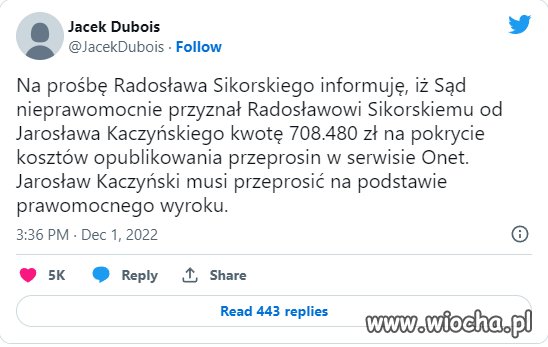 Porażka Kaczyńskiego
