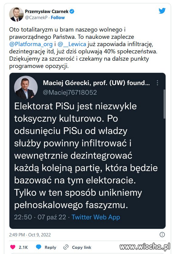 Profesor UW szokuje.