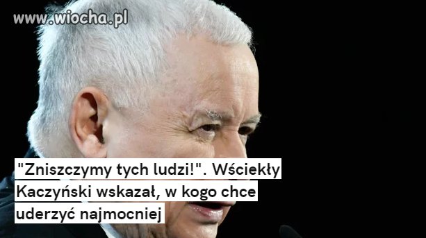 A czy kaczor to ma świadomość że