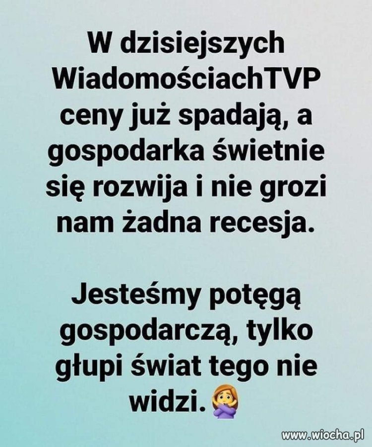 W jutrzejszych Wiadomościach będzie, że wyprzedziliśmy 