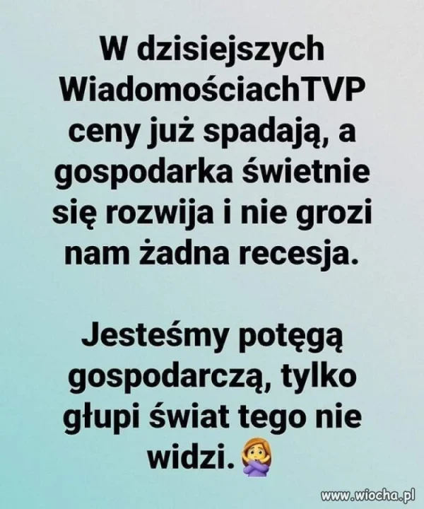 W jutrzejszych Wiadomościach będzie, że wyprzedziliśmy 