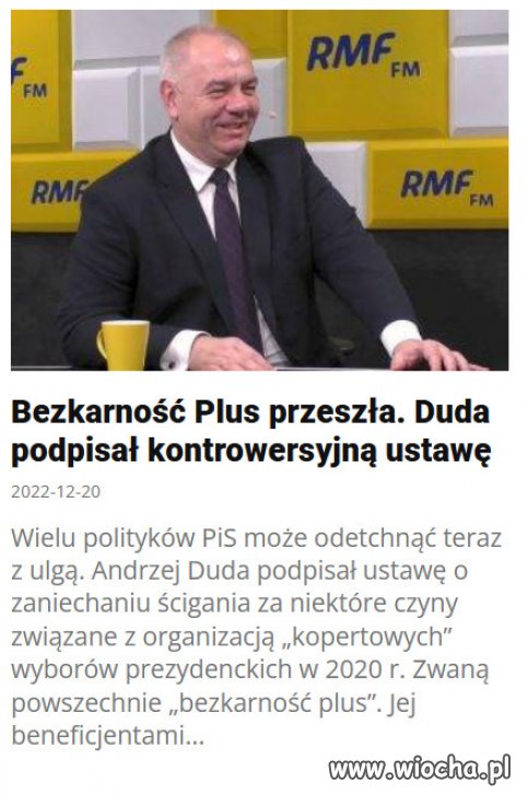 Zlodzieje i oszusci PiSu, sami sie uniwinnaja...