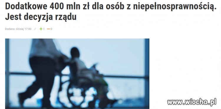 A więc na szczujnię dorzucają 700 mln