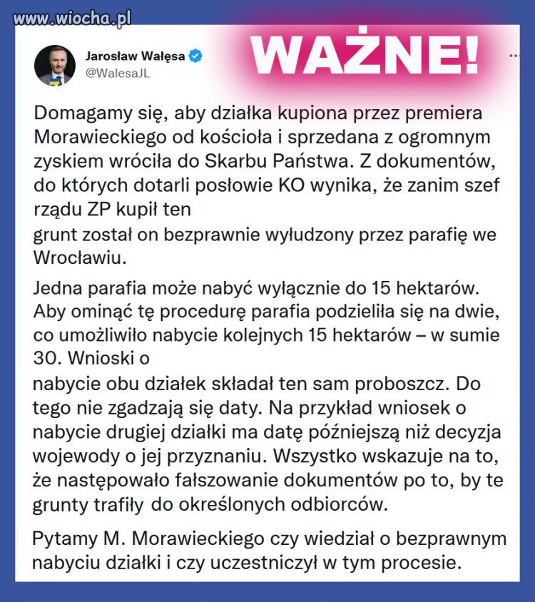 Przecież to jest gotowy akt oskarżenia. 