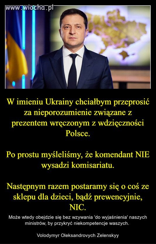 Pamiętajcie! Noży i granatników nie daje się w prezencie...