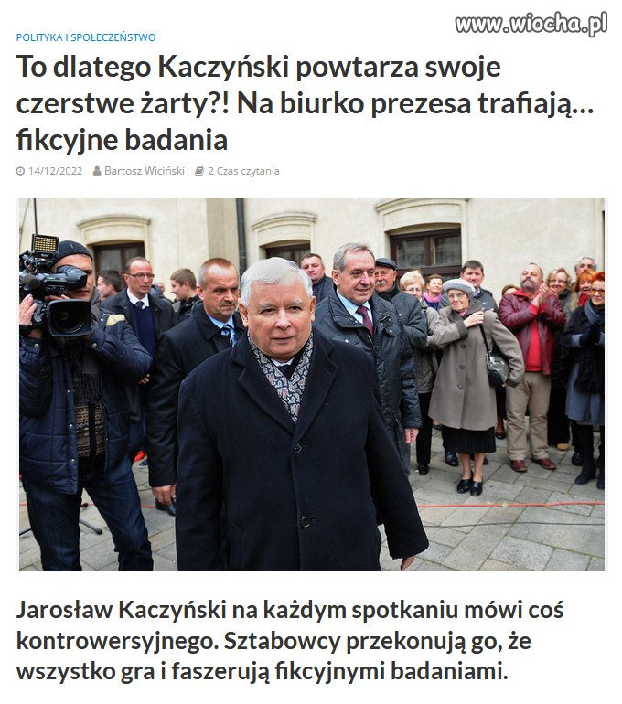 Mały Wuc żyje w swoim urojonym świecie...