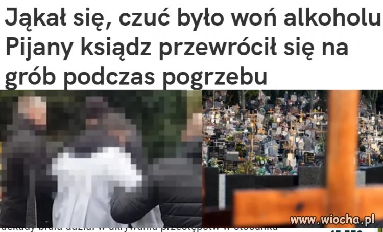 łyknął na odwagę?
