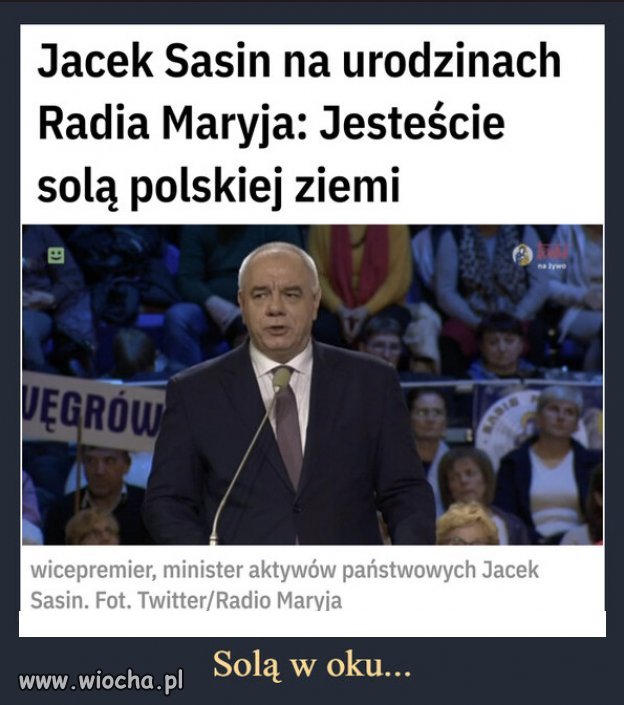 Kumie, chwalą nas! - A kto? - Wy nas, a my was.